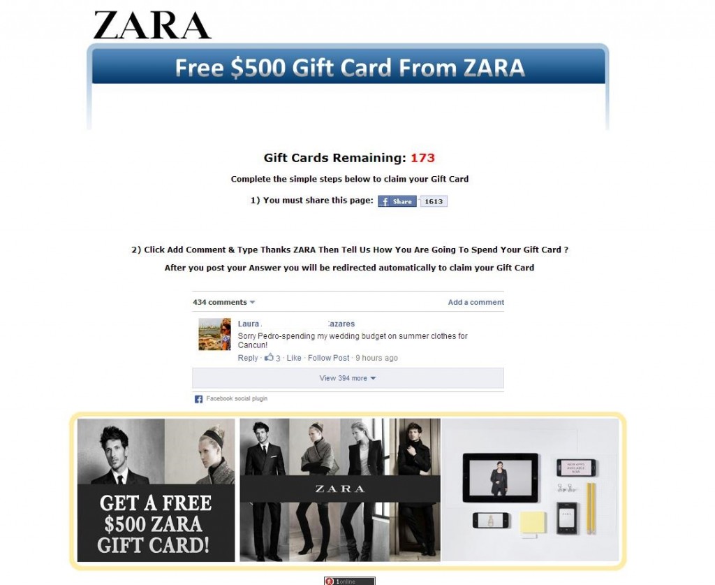 This case isn’t the first time Zara’s or other popular retailers’ brand was used for a phishing attack