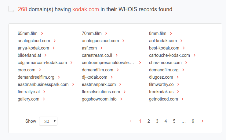 Reverse WHOIS report | Domain Research Suite Reverse WHOIS report | Domain Research Suite