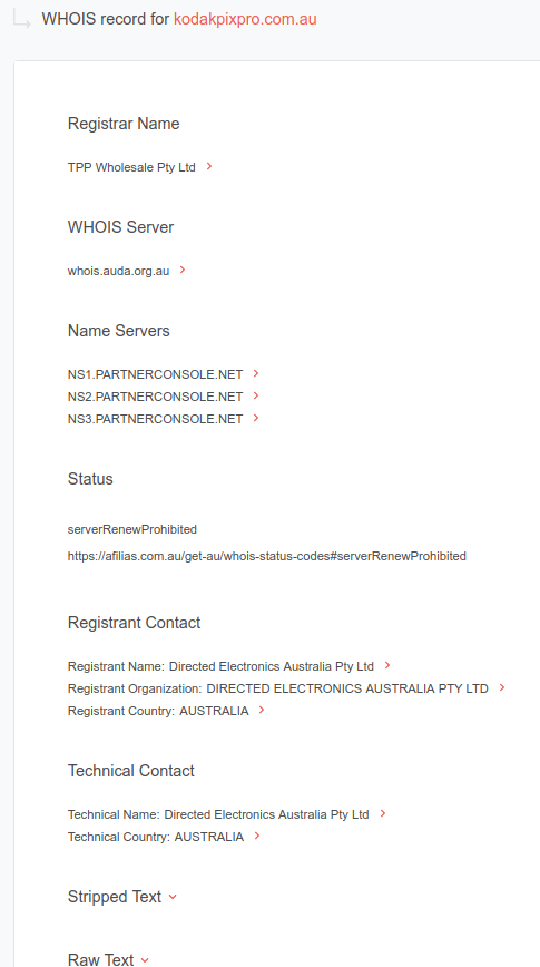 WHOIS report | Domain Research Suite WHOIS report | Domain Research Suite