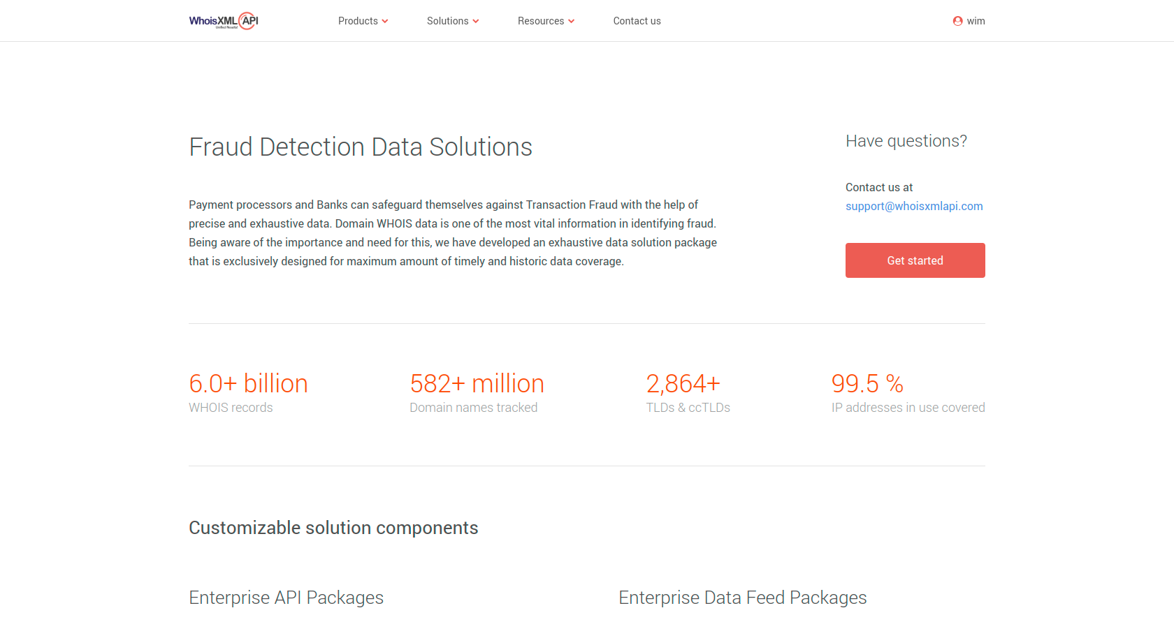 Fraud Detection Data Solutions | Whois XML API