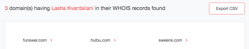 Reverse WHOIS Search | Domain Research Suite | WhoisXML API Reverse WHOIS Search | Domain Research Suite | WhoisXML API