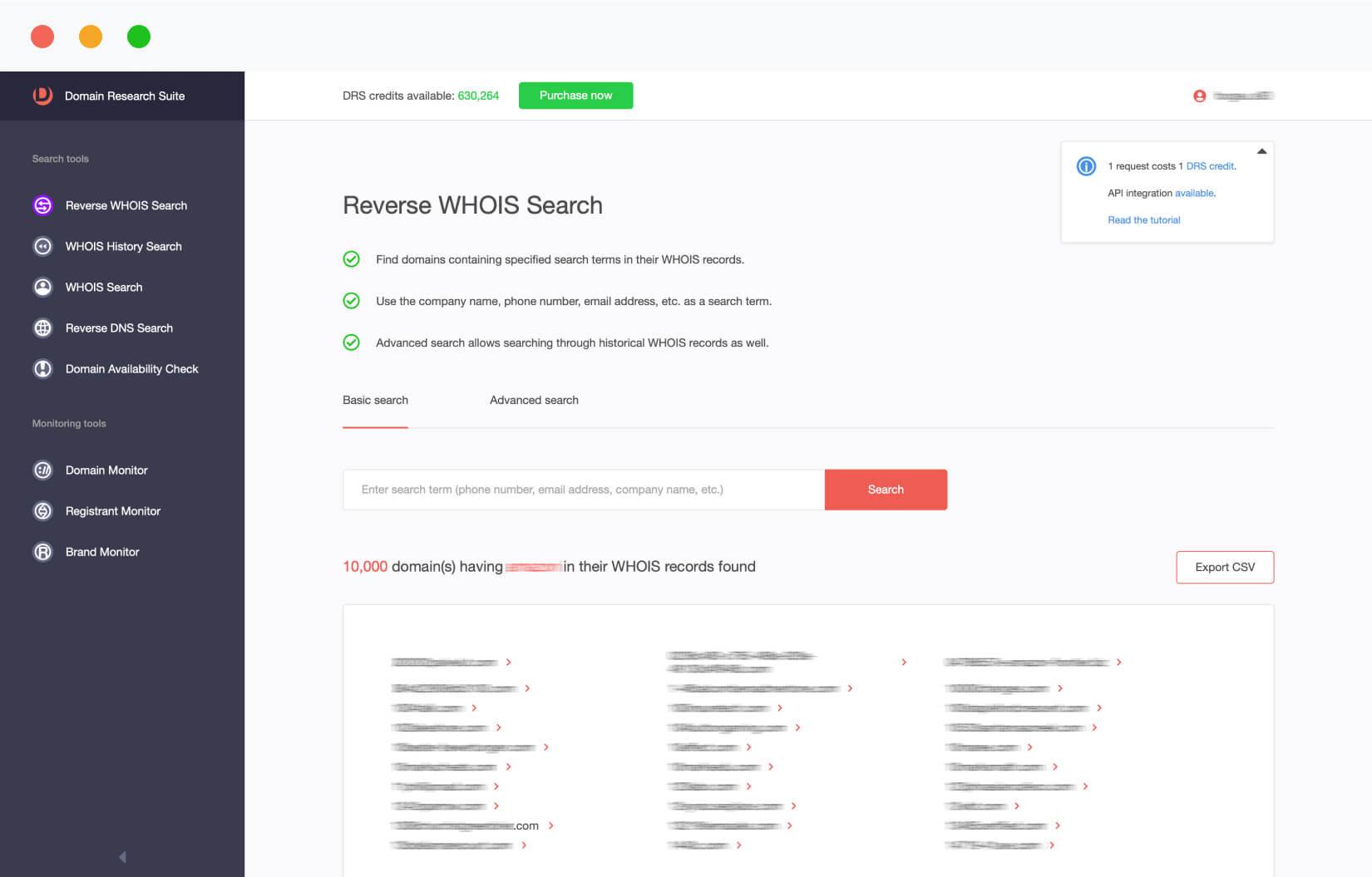 WHOIS Search