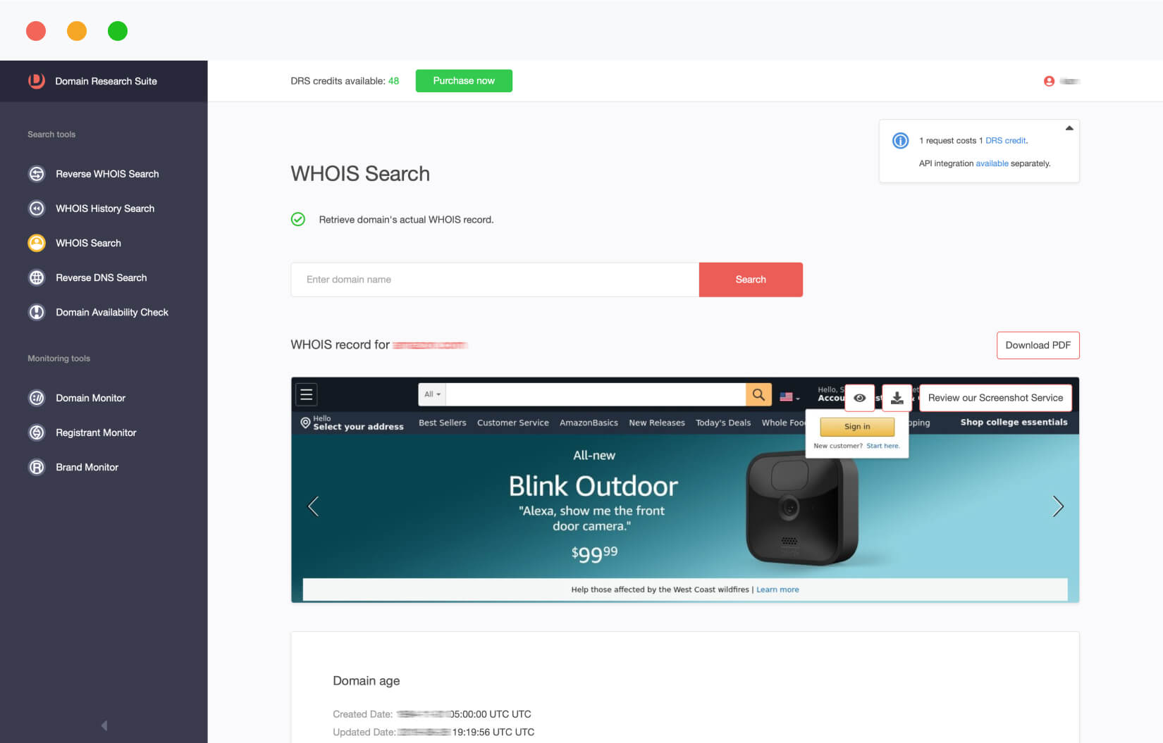 WHOIS Search